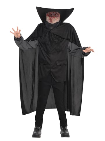 amscan 3-delig kostuum "Headless Horseman" zwart