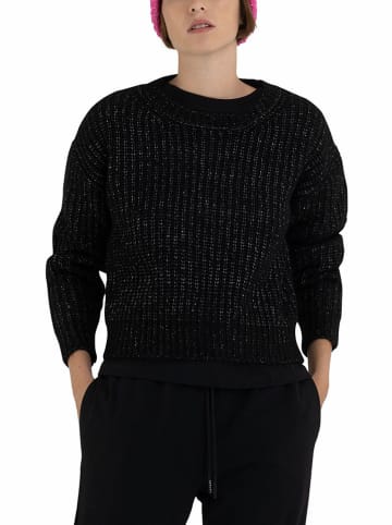 Replay Sweter w kolorze czarnym