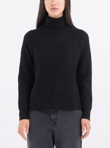Replay Rollkragenpullover in Schwarz