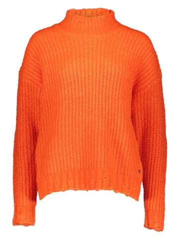 Replay Sweter w kolorze pomarańczowym