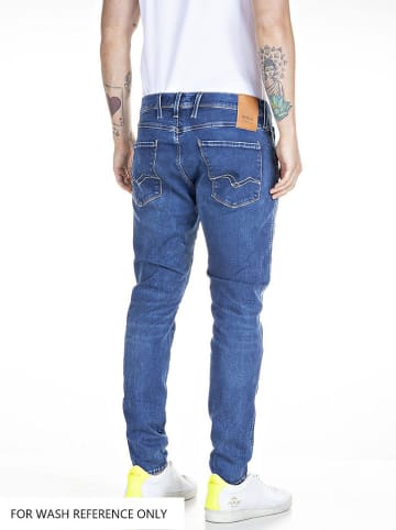 Replay Dżinsy - Slim fit - w kolorze niebieskim