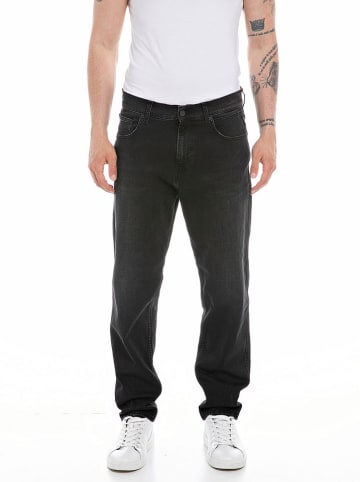 Replay Dżinsy - Regular fit - w kolorze czarnym