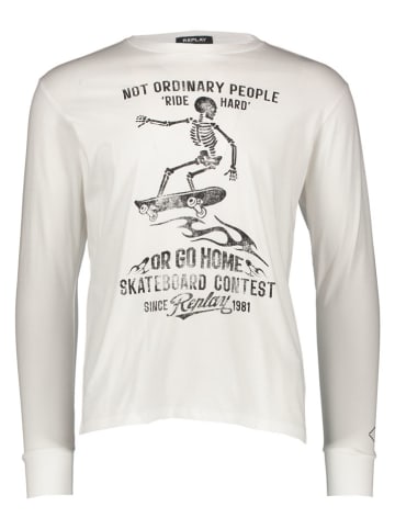 Replay Koszulka w kolorze białym