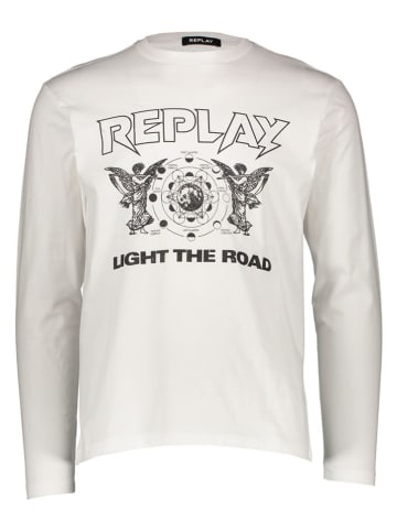 Replay Longsleeve wit
