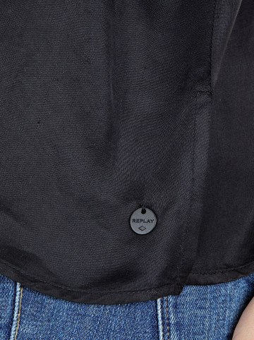 Replay Bluzka w kolorze czarnym
