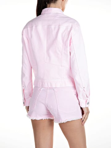 Replay Kurtka dżinsowa w kolorze jasnoróżowym