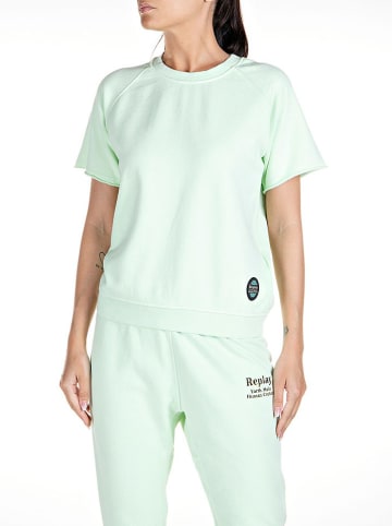 Replay Bluza w kolorze miętowym