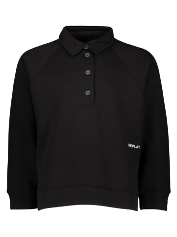 Replay Sweatshirt zwart