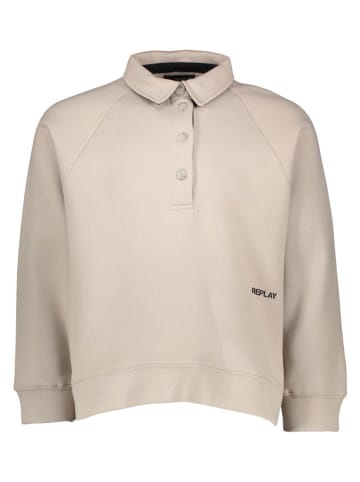 Replay Sweatshirt taupe