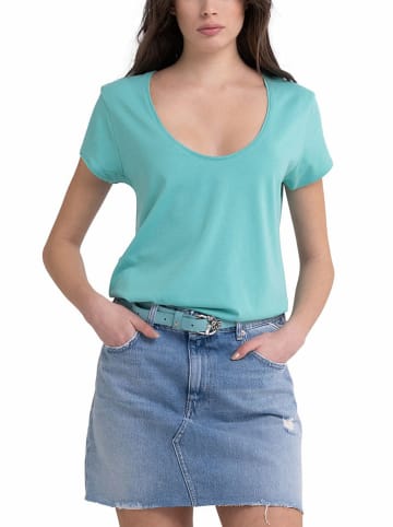 Replay Shirt in Türkis