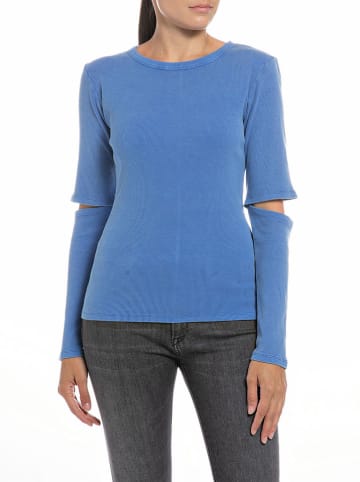 Replay Longsleeve in Blau