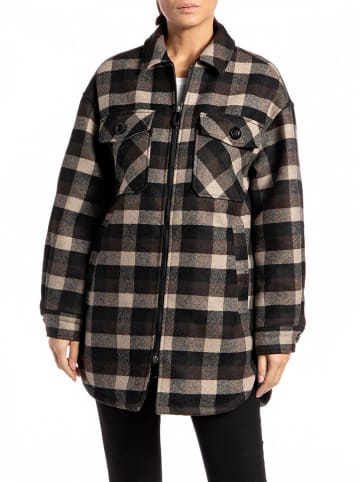 Replay Blousejas zwart/bruin/beige