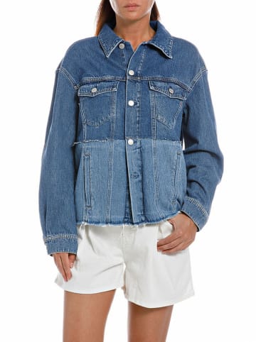 Replay Kurtka dżinsowa w kolorze niebieskim