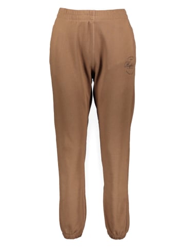 Replay Spodnie dresowe w kolorze jasnobrązowym