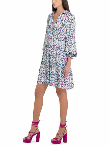 Replay Sukienka w kolorze biało-niebiesko-różowym