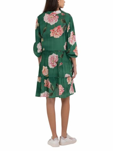 Replay Jurk groen/lichtroze