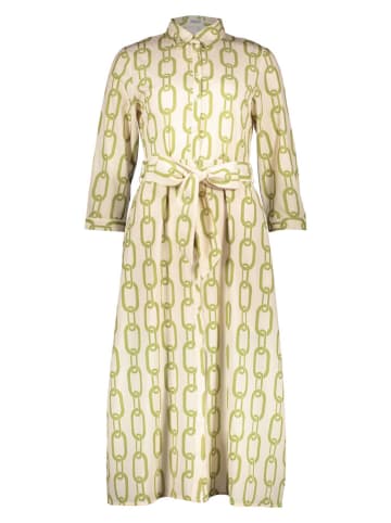 Replay Kleid in Beige/ Grün