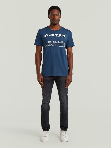 G-Star Dżinsy "3301" - Slim fit - w kolorze antracytowym