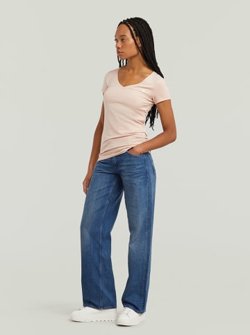 G-Star Koszulka "Base V" w kolorze jasnoróżowym