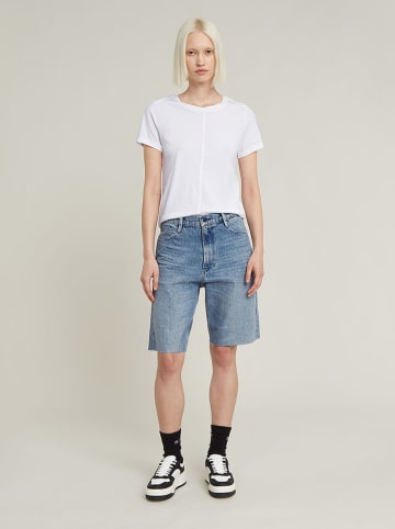 G-Star Bermudy dżinsowe w kolorze błękitnym