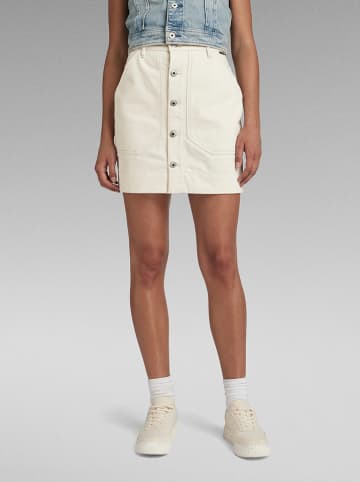 G-Star Spódnica w kolorze kremowym