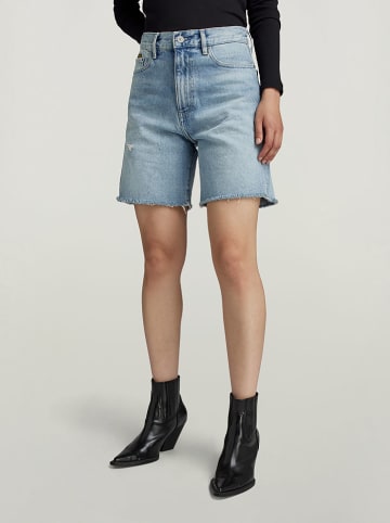 G-Star Szorty dżinsowe w kolorze błękitnym