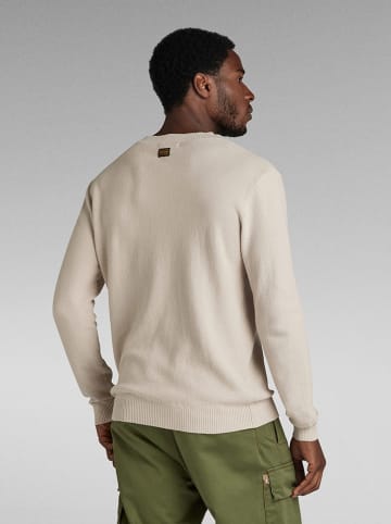 G-Star Sweter w kolorze kremowym