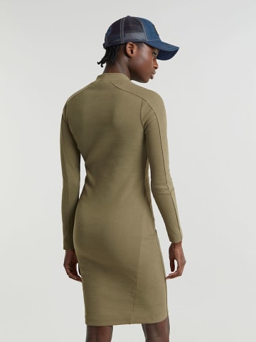 G-Star Strickkleid in Khaki