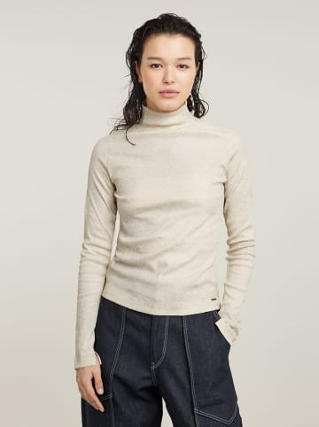 G-Star Koszulka w kolorze kremowym