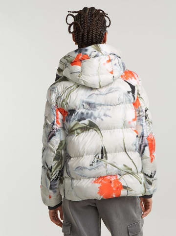 G-Star Winterjacke in Creme/ Orange
