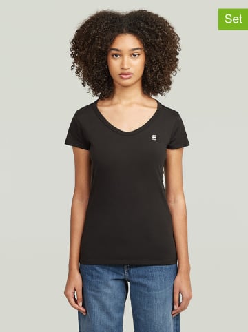 G-Star 2er-Set: Shirts in Schwarz