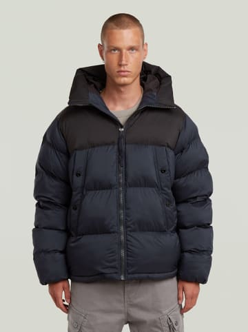 G-Star Winterjacke in Schwarz/ Dunkelblau