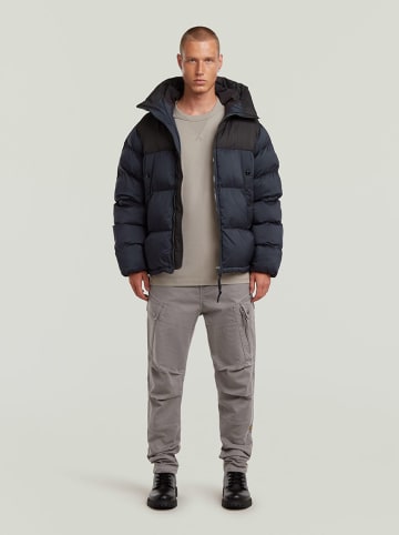 G-Star Winterjacke in Schwarz/ Dunkelblau