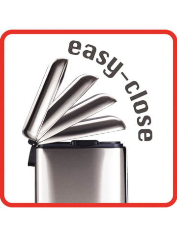 Wenko Kosz w kolorze srebrnym na śmieci - 12 l