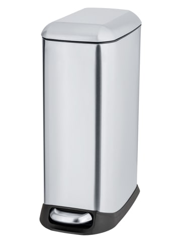 Wenko Afvalbak zilverkleurig - 12 l