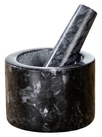 Wenko 2tlg. Set: Mörser mit Stößel in Schwarz