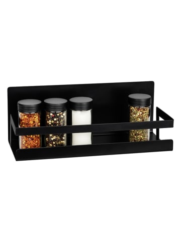 Wenko Regał "Ilma" w kolorze czarnym na przyprawy - 30 x 12 x 11 cm