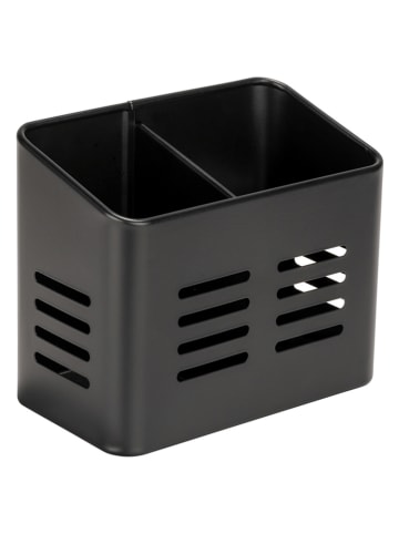 Wenko Bestekmand "Baco" zwart - (B)16 x (H)13,5 x (D)9 cm