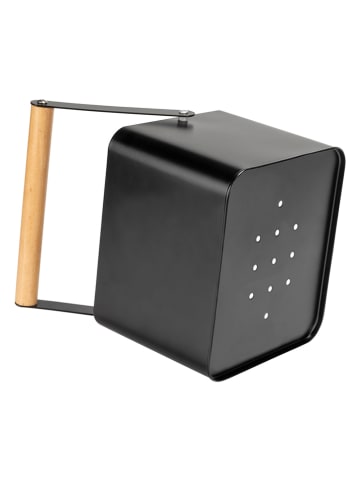 Wenko Utensilienkorb "Baco" in Schwarz - (B)18 x (H)25,5 x (T)15 cm