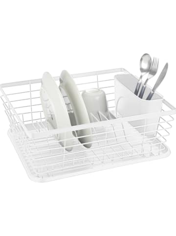 Wenko Abtropfgestell in Weiß - (B)36 x (H)15 x (T)30 cm