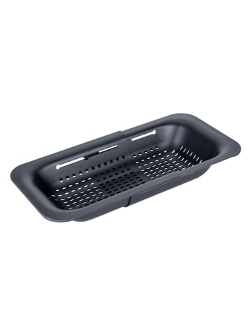 Wenko Sitko w kolorze czarnym do zlewu - 50 x 7 x 20 cm