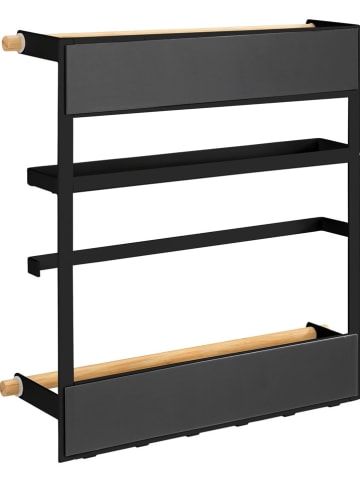 Wenko Keukenwandmeubel "Magna" zwart - (B)33 x (H)34 x (D)8 cm