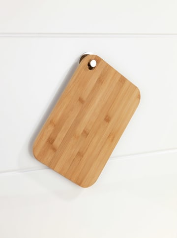 Wenko 2er-Set: Schneidebretter in Hellbraun - (L)28 x (B)20 cm