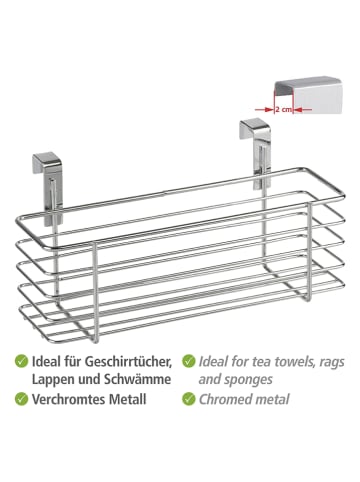 Wenko Hangmand zilverkleurig - (B)24 x (H)11,5 x (D)10 cm