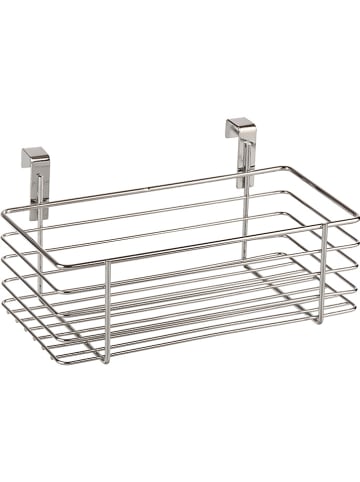 Wenko Koszyk wiszący w kolorze srebrnym - 24 x 11,5 x 15 cm