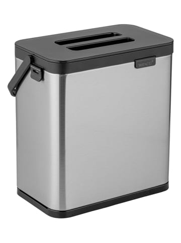 Wenko Kosz w kolorze srebrnym na śmieci - 3 l
