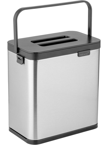 Wenko Afvalemmer zilverkleurig - 3 l