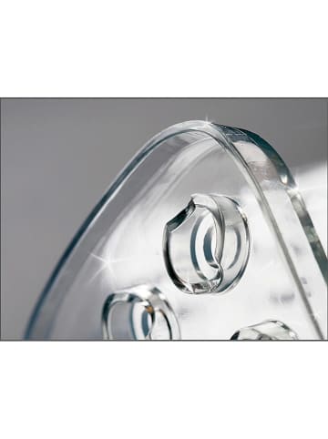 Wenko Waschbeckenmatte in Transparent - (L)31 x (B)27,5 cm