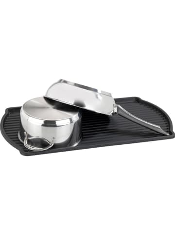 Wenko Afdruiprek "Basic" zwart - (B)47,5 x (H)11 x (D)26,5 cm