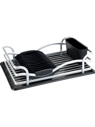 Wenko Suszarka w kolorze czarno-białym do naczyń - 46,5 x 13 x 31,5 cm